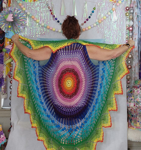 Rainbow Boho Vest Cotton