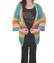 Cardigan Sweater - Medium Multicolor