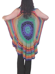 Crochet Sun Mandala Vest - Small