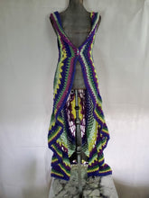 Crochet Sun Mandala Vest Large